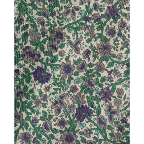 Vintage 1980s Susan Van Heusen Womens Size 10 Floral Shirt Semi Sheer - Picture 5 of 6